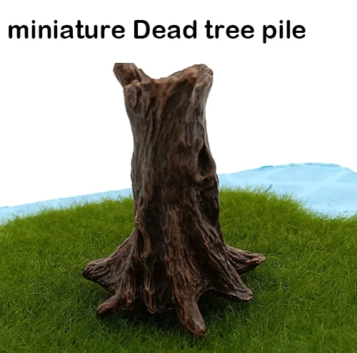 Миниатюрный мертвый дерево ворс растительность поезд железная дорога поле боя модель DIY Материал Пакет из двух