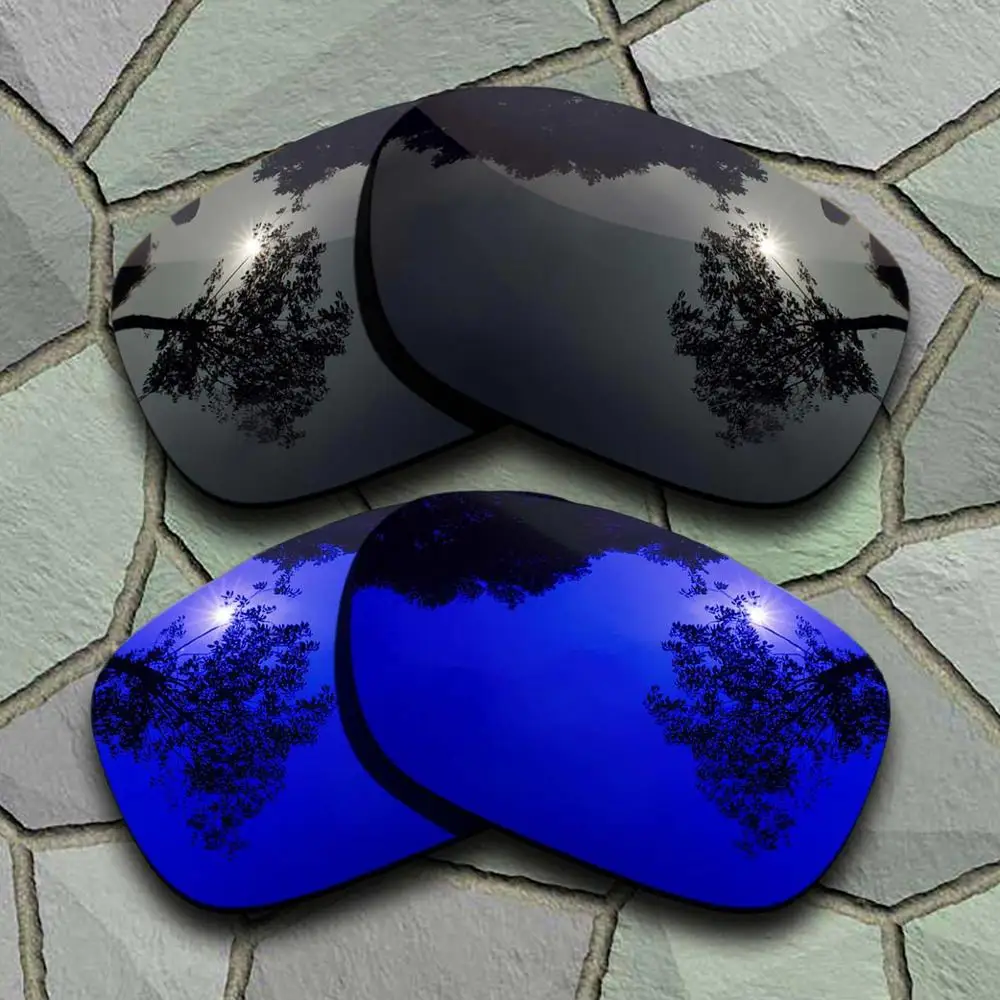 Black-Violet Blue Серые черные и фиолетовые синие солнцезащитные очки поляризованные Сменные линзы для солнцезащитных очков - Цвет линз: Black-Violet Blue