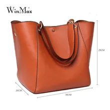 Luxury Brand Women Genuine Leather Handbag Real Cow Leather Shoulder Bag Large Capacity Totes Cattle Split Bag For Mom