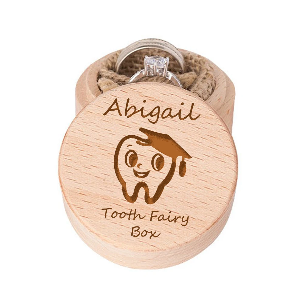 Коробка Cusotm Tooth Fariy детская деревянная коробка для детей|Украшения своими руками