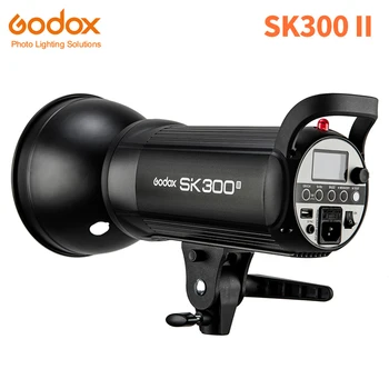 

Godox SK300II Compact Mini 300Ws Studio Flash Strobe Light Built-in Godox 2.4G Wireless X System GN58 5600K for Photography