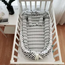 Portabel Детские гнездо кровать+ подушка для младенца молоко болезни Bionic кровать детская кроватка спальные кровать-экспонат дорожная кровать с бампером