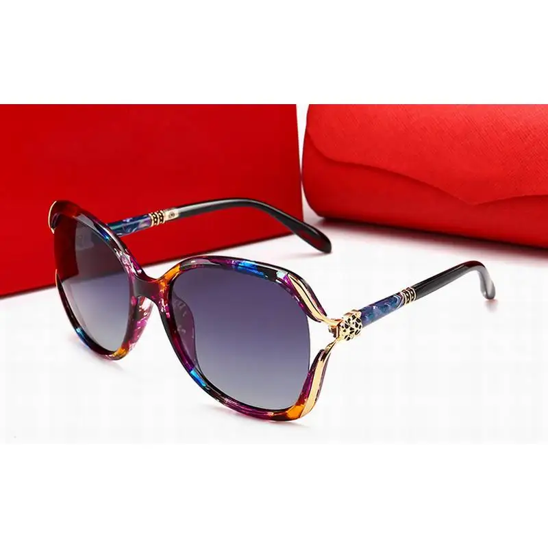 Поляризованные высококачественные большие размеры солнцезащитные очки, солнцезащитные очки для женщин TAC солнцезащитные очки и металлический кронштейн № 29213 - Цвет: 3
