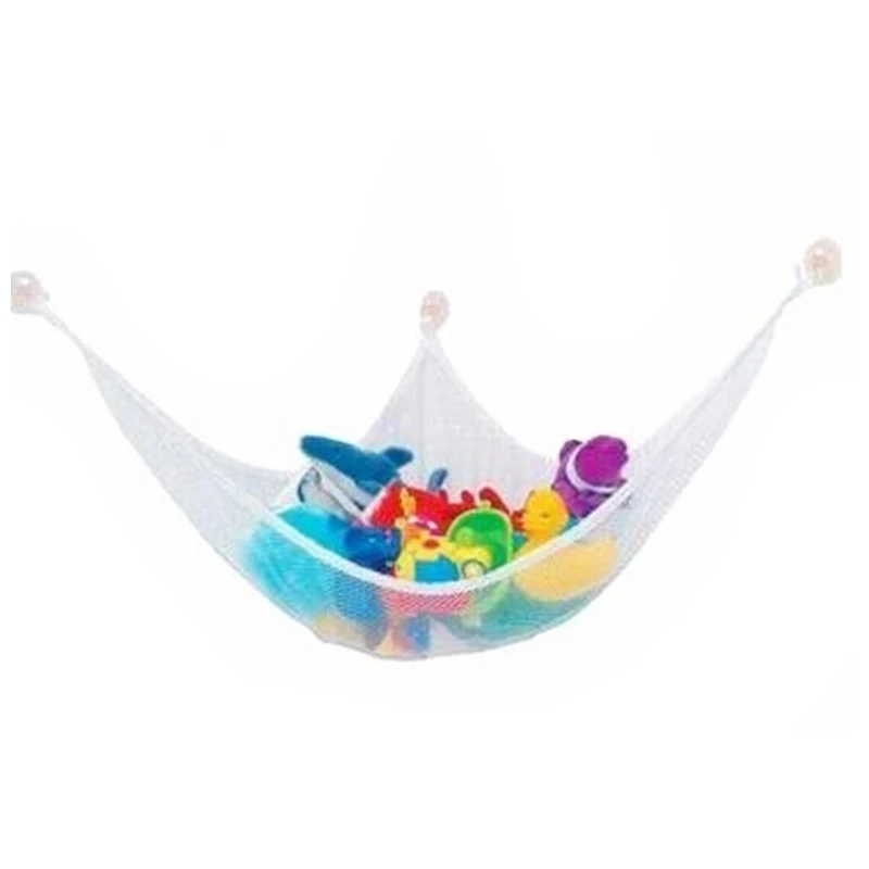 

White Practical Toys Hammock Keep Baby Playroom Tidy Storage Baby Toy Holder