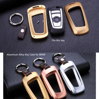 

Super Quality aluminum alloy car remote key case for BMW series 3 5 525li 320 X1 X3 X4 Luxury accessories GT
