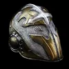 Máscara templaria de caballero táctica Airsoft protección facial completa juego militar máscara de cristal templado Horror caza resina carnaval máscara ► Foto 1/5