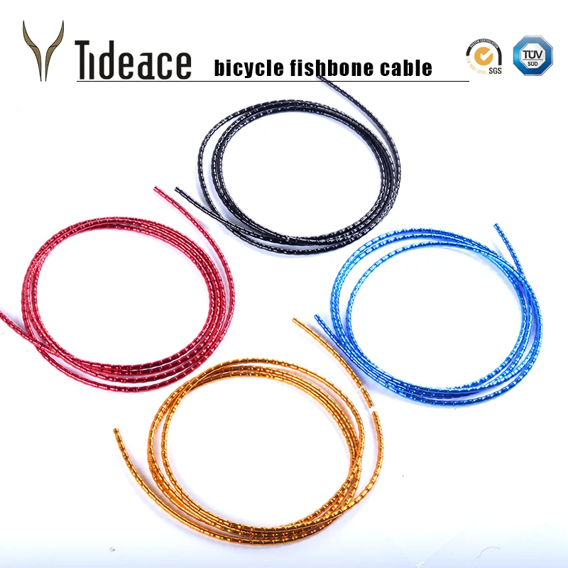 Tideace Дорожный/MTB для обвеса велосипеда тормозной кабель/корпус Сверхлегкий тормозной тросик для механизма переключения передач на велосипеде fishbone алюминиевый корпус велосипедные кабели набор