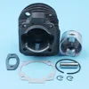 45mm Nikasil Plated Cylinder Piston Gasket Kit For Partner Formula 500 Chainsaw Replacement Spare Parts 6