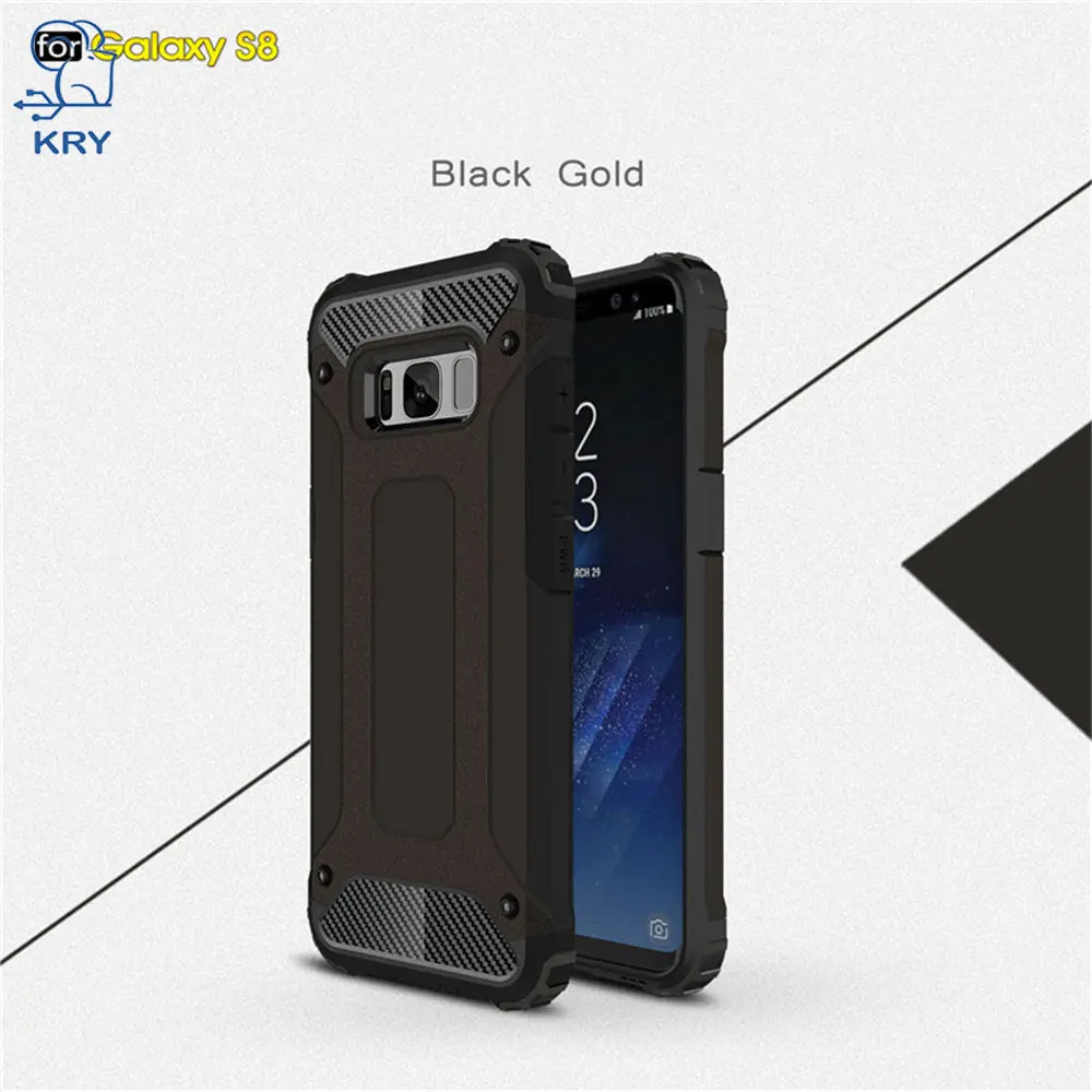 KRY Soft TPU Phone Cases for Samsung Galaxy S8 Plus Case Plastic Armor Cover For Anti Knock Capa Coque |