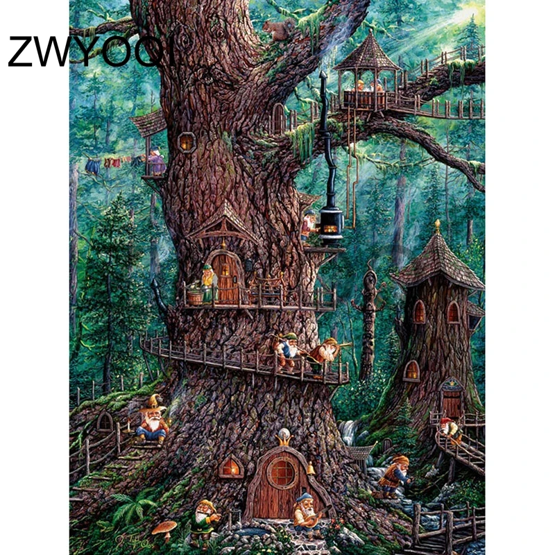 5D-DIY-Diamond-Painting-Cross-Stitch-Diamond-Embroidery-Mosaic-Diamond-Wall-Painting-Fantasy-Tree-KBL