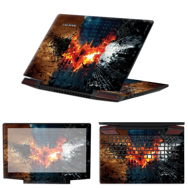 Sticker attached to laptop Boy's gift Cool Superhero Iron Man Notebook Keyboard Film Screen Border
