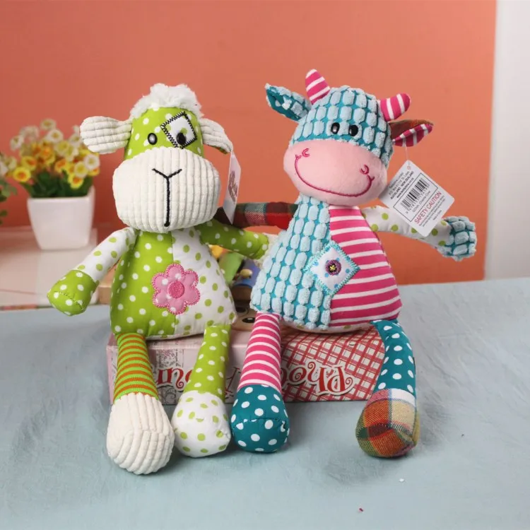 

Cartoon 30cm anime baby plush comforter toy soft soothe sleeping animals bear sheep appease stuffed toy Birthday Gift Girl doll