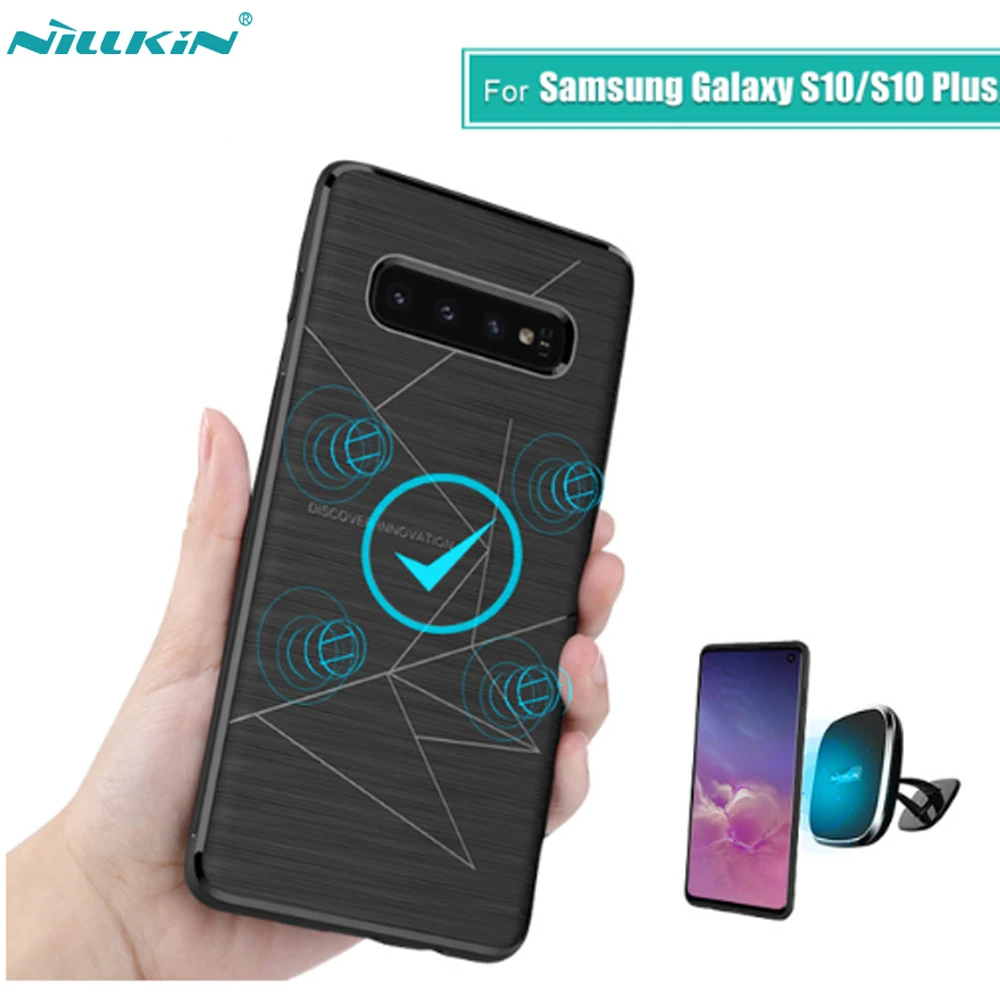 Чехол Nillkin для Samsung Galaxy S10 Plus волшебный QI чехол беспроводного зарядного приемника
