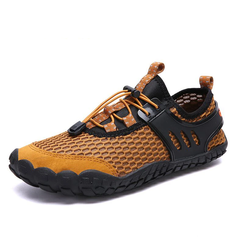 

2019 New Brand Mens Breathable Mesh Men's Shoes Outdoor Flat Shoes Men Comfortable Handmade Casual Shoes Big Size39-47