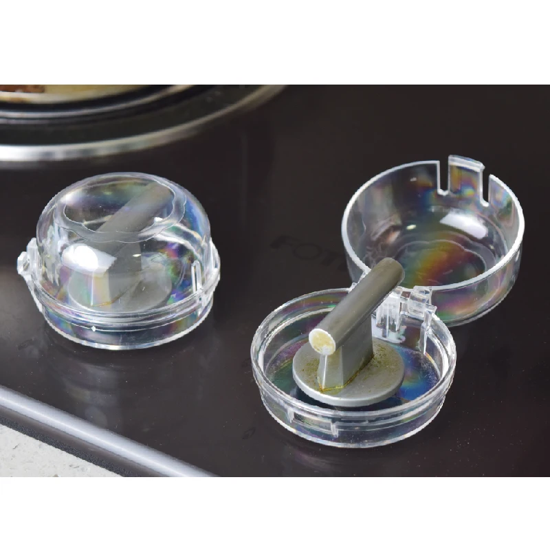 Convenient High Quality 6 Pcs/Lot PS Children Protection Baby Safety Oven Knob Cover,65mm Free Shipping