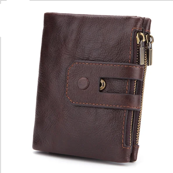 Buy 2018 new RFID double zip zipper triple zipper wax