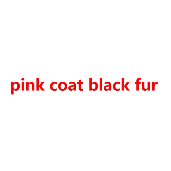 OFTBUY, зимняя женская куртка, длинная парка, верхняя одежда, натуральный мех монгольской овцы, пальто с воротником, Белый свободный пуховик, Новинка - Цвет: pink coat black fur