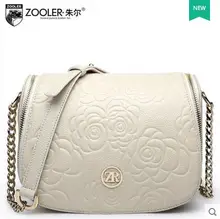 Jules brand new 2016 Ms. Leather Messenger female bags leather embossed shoulder bag small bag female spring