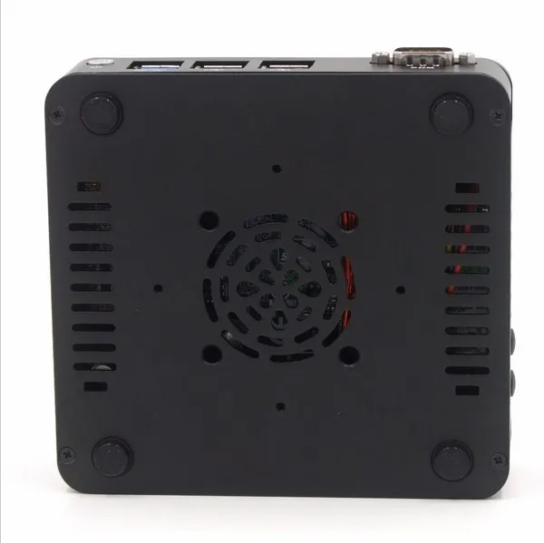 Topton Мини ПК Windows 10 Intel V7 N3160 Безвентиляторный Barebone компьютер 2 Lan HDMI 4K HTPC ТВ Коробка