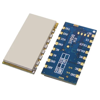 

2PCS SV650-433-TTL 3Km Wireless Transmitter and Receiver Module 500mW TTL RF Module 433mhz RF Transceiver