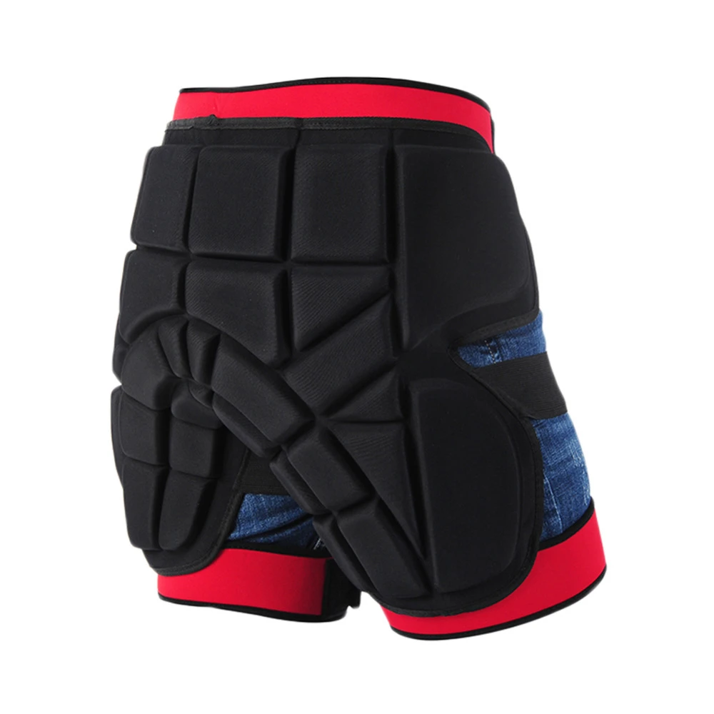Pantalon de Protection pour Hanches Hanches de Protection Shorts rembourr/és en EVA Un Coussin de Protection Amovible pour Coussin de Skateboard,Noir