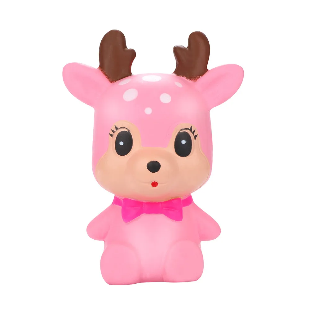 

Squeeze soft Stress Reliever Scented Super Slow Rising Kids Toy Squeeze Toys Cute Deer Funny Gift Z0325