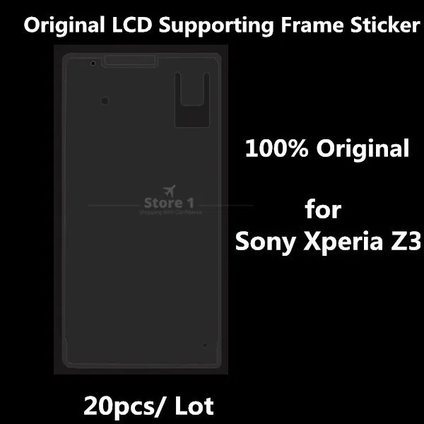 bilder für 20 teile/los Original für Sony Xperia Z3 Vorderseite LCD Tragrahmen Gehäuse Abdeckung Klebstoff Wasserdicht Aufkleber; Touch Lcd-bildschirm kleber bilder für 20 teile/los Original für Sony Xperia Z3 Vorderseite LCD Tragrahmen Gehäuse Abdeckung Klebstoff Wasserdicht Aufkleber; Touch Lcd-bildschirm kleber