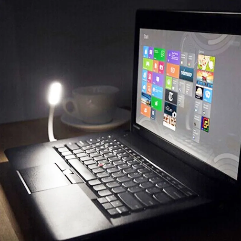 5 шт. ультра яркий 1,5 Вт светодиодный компьютер для ноутбука с usb-лампой для ноутбука ПК портативная Гибкая Металлическая грифовая USB светодиодный складной свет