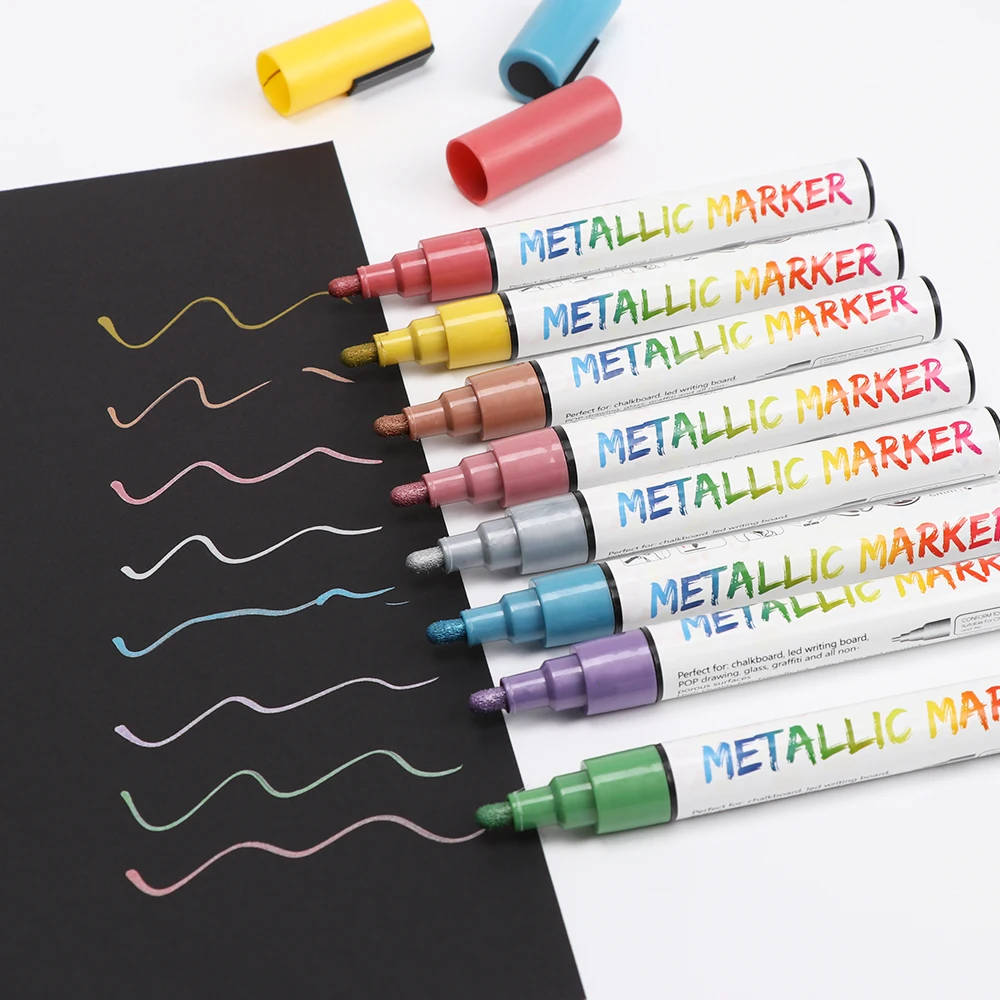 Buy 1set 8 Colors 6mm Chalk Marker Erasable Liquid