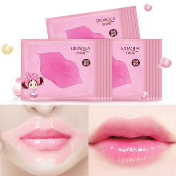 

BIOAQUA 20pcs Collagen Lip Mask Moisturizing Essence Lip Care Pads Anti Ageing Wrinkle Patch Pad Gel for Makeup Skin Care