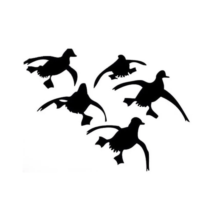 14 11CM Personalized Car Stickers Ducks Image Fun Animal Stickers Motorcycle Decals Black Silver CT 728