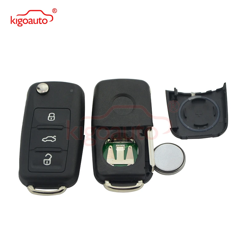 Kigoauto 2 шт 3 кнопки HU66 434 МГц для VW ключ Passat Polo Golf Jetta Beetle 5K0 837 202 AD удаленный ключ