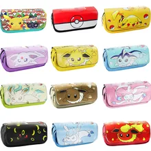 Cartoon anime stationary Pokemonend Pikachu Minecraft Dragon Ball Fairy tail Totoro pen bag pencil case Pen