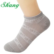BAMBOO WATER SHANG для женщин из великолепного бамбукового волокна носок шлёпанцы для милый хлопок темно зерна дышащие женские носки LQ-5