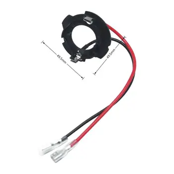 

2Pcs H7 LED Headlight Bulb Base Holder Retainer Headlamp Socket Adapter For Golf 5 MK5