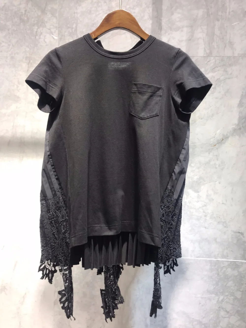 Dentelle 2 Femmes Casual Patchwork D'été 2019 T Couleur Tee Ddxgz3 Nouvelles shirt zAwxtqpaq
