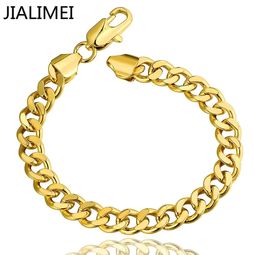 Luxury Rose Gold/Gold Color Chain Link Bracelet for Women Ladies