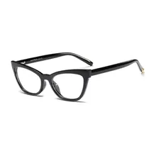 Очки по рецепту кадр Для женщин розового цвета для девочек компьютер Ясно оптические линзы для близорукости игровой очки для глаз кошки люнет De Vue UV400