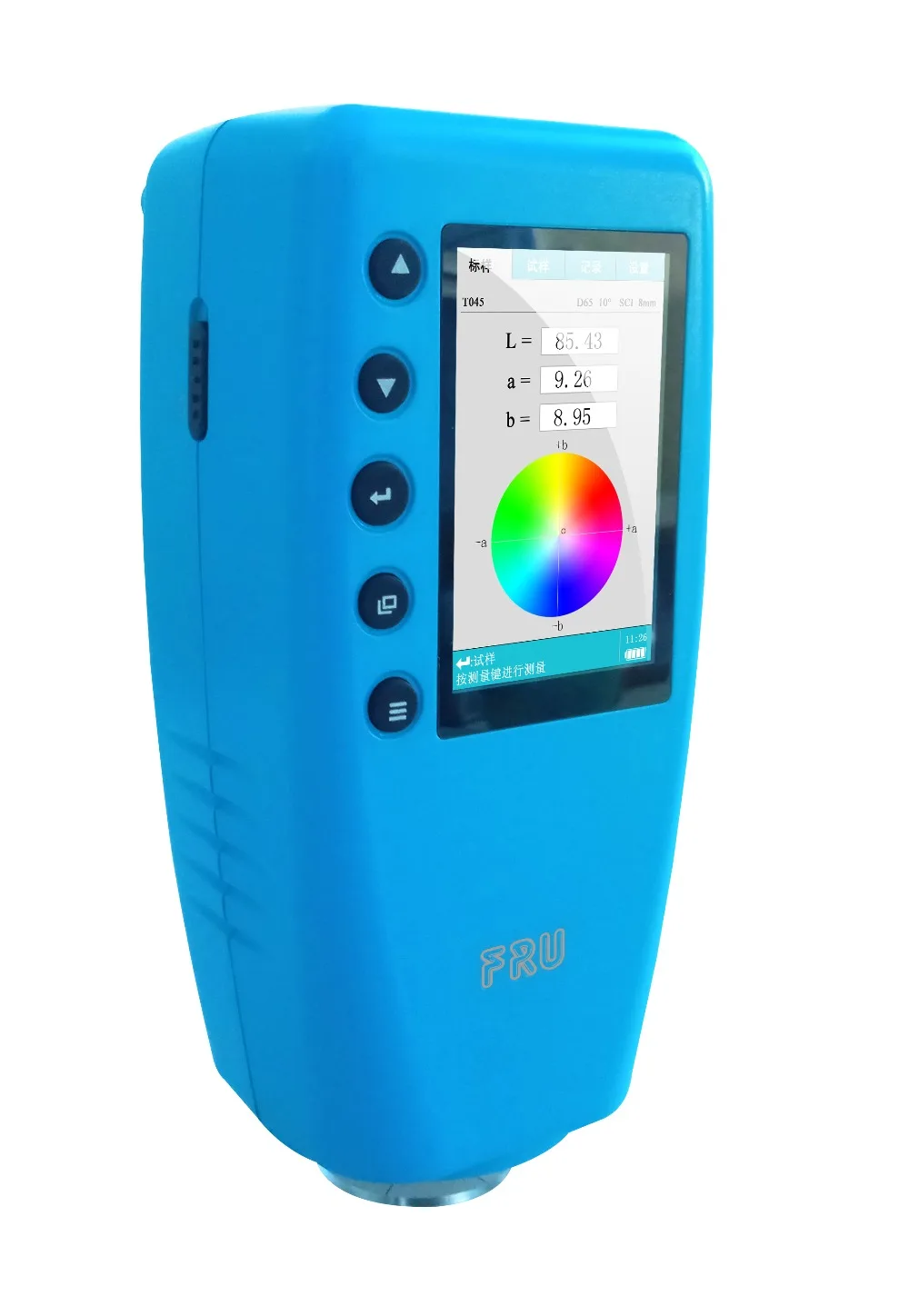 FRU WR-10QC 8 мм Портативный цифровой измеритель цвета, измеритель цвета, анализатор цвета