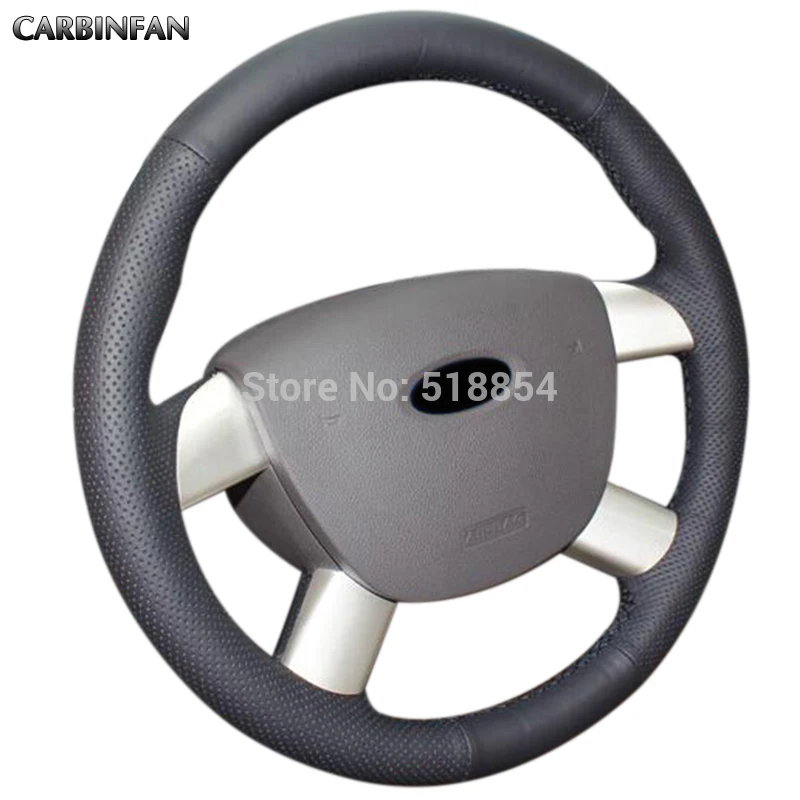 

Black Artificial Leather Car Steering Wheel Cover for Ford Kuga 2008-2011 Focus 2 2005-2011