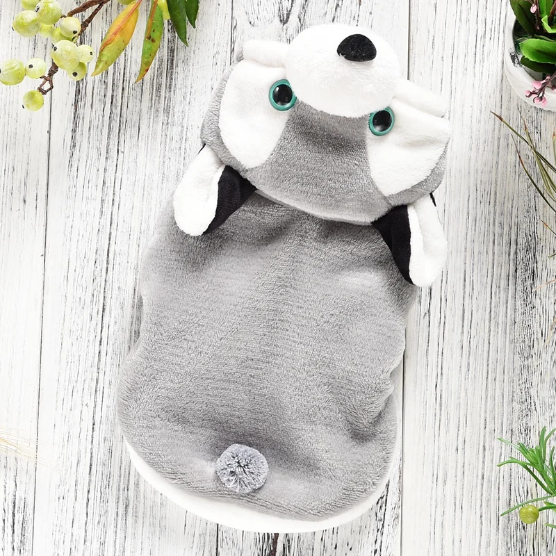 

Snow Winter Large Dog Halloween Costume Gray XS 7XL Small Puppies Medium Big Animal Bulldog Yorkshire Terrier Husky Pet Outfit
