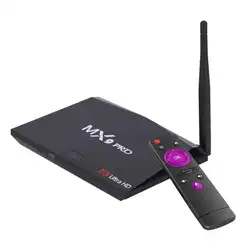 2 ГБ 16 ГБ mx9 Pro Android 7.1 Умные телевизоры коробка rk3328 Quad-Core 2.4 г Wi-Fi Bluetooth 4.0 комплект -Top Box H.265 vp9 HDR 4 К HD медиаплеер