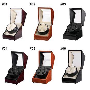 

W113HW Wood Grain High Gloss Paint Single Head Motor Box Wood Material Carbon Fiber Leather Watch Boxes