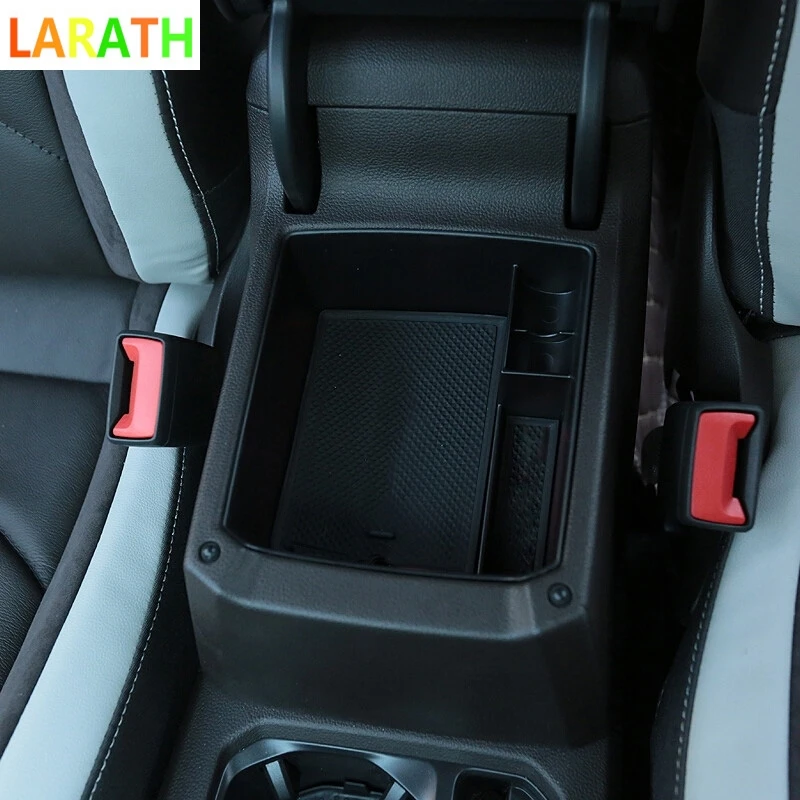 

For Volkswagen VW Tiguan 2017 2018 Storage Box Interior Central Console Armrest Container Holder Decoration (Second Generation)