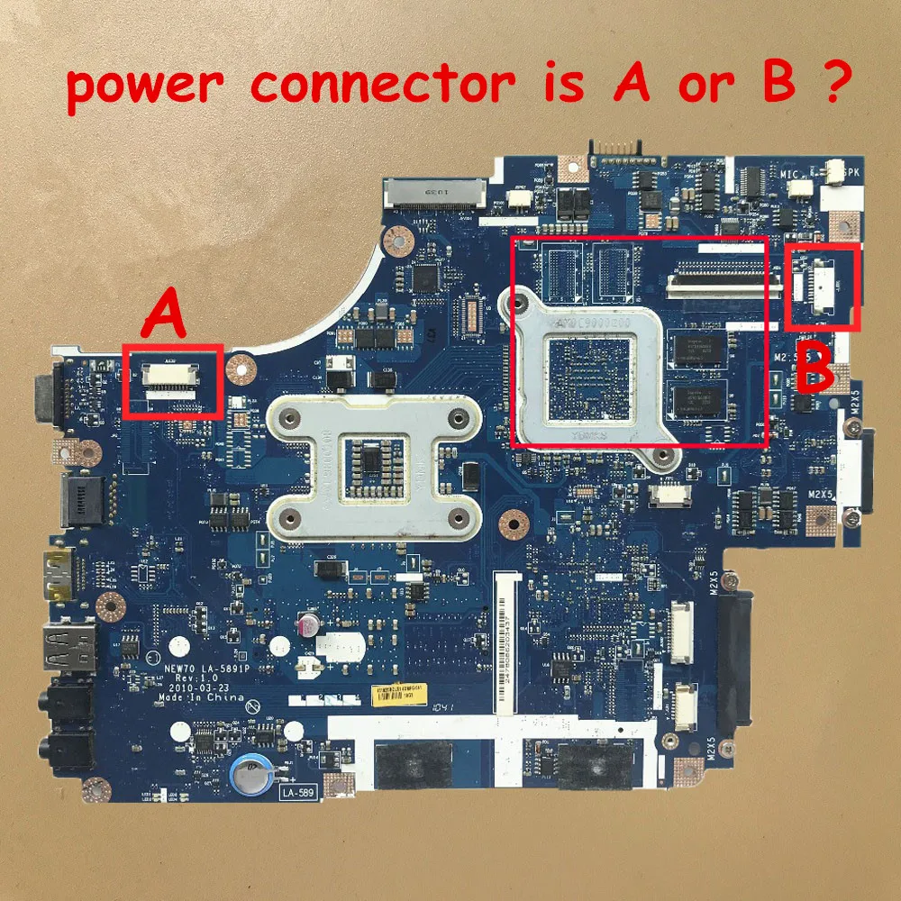 PALUBEIRA MBR5402001 NEW70 LA-5891P для ACER 5741 5742 Материнская плата ноутбука с ATI видео S988A HM55 работает