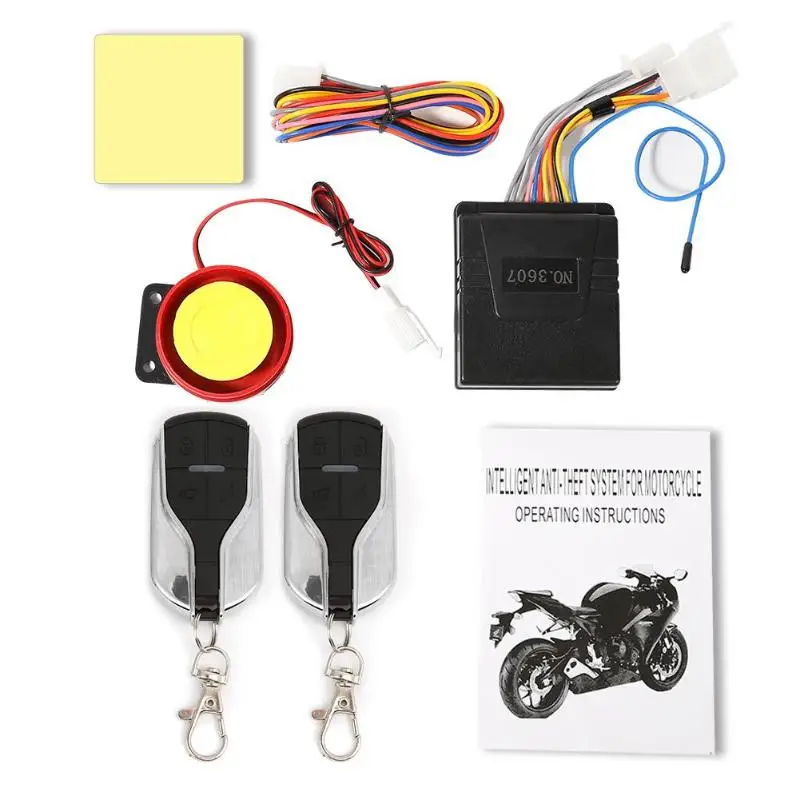 VODOOL 12 V moto rcycle сигнализация Система Противоугонная охранная сигнализация Дистанционное управление мото Аксессуары для мотоцикла