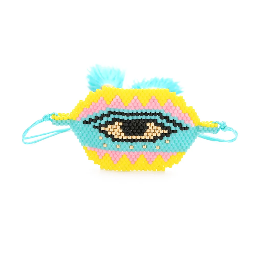 Браслет evil eye MIYUKI браслет bileklik Delica бусы ожерелье от сглаза вдохновляющие браслеты женские подарки на удачу