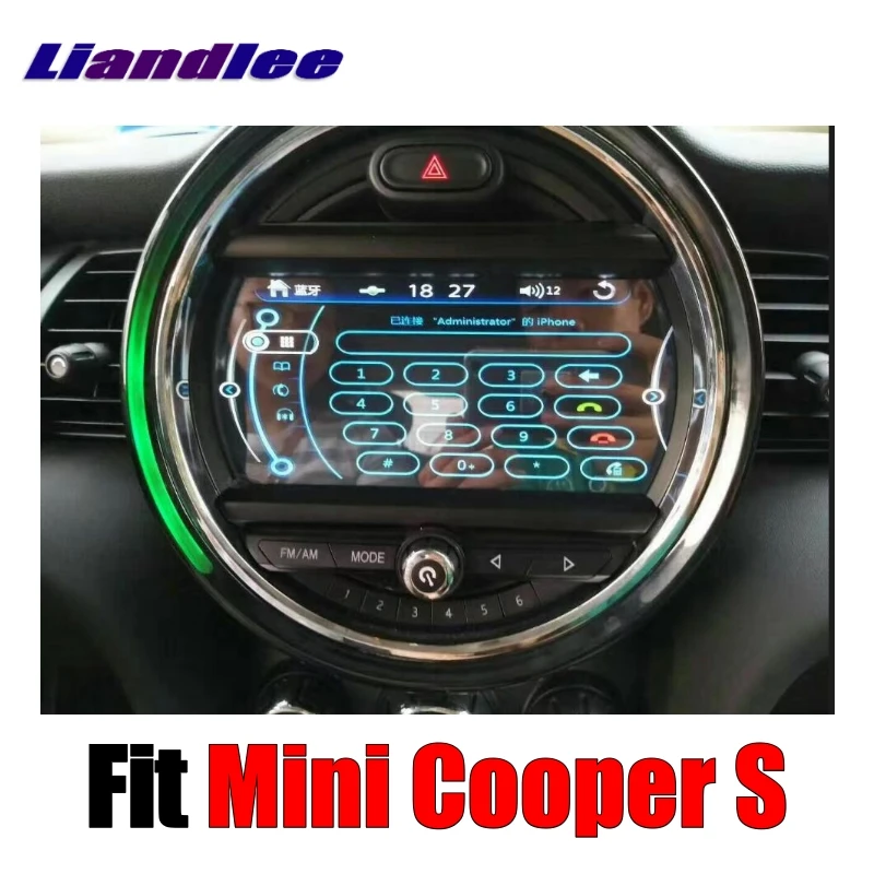 Perfect Liandlee Car Multimedia Player For Mini Cooper S 2014~2018 Original Car style With iDrive Button Car Radio Stereo GPS Navigation 3