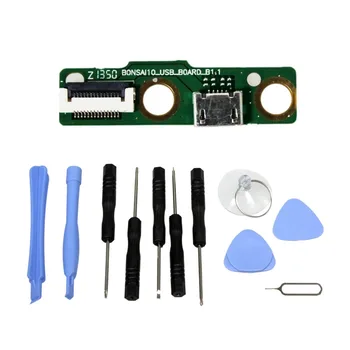 

For HP Slate 10 HD Tablet 744536-00 Micro USB Flex Board Replacement BONSAI10_USB_BOARD_B1.1 With Tool