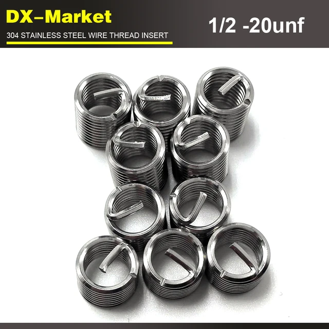 100pcs Engine Thread Repair Screw Thread Inserts Sus 304, 55% OFF